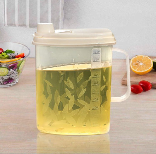 Pack Of 4 1000 Ml High Quality Plastic Cooking Oil Jug For Kitchen Cooking Essential